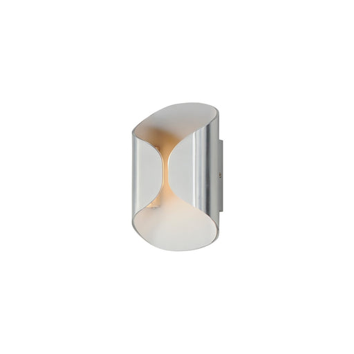 Myhouse Lighting ET2 - E30151-SAWT - LED Outdoor Wall Lamp - Folio - Satin Aluminum / White