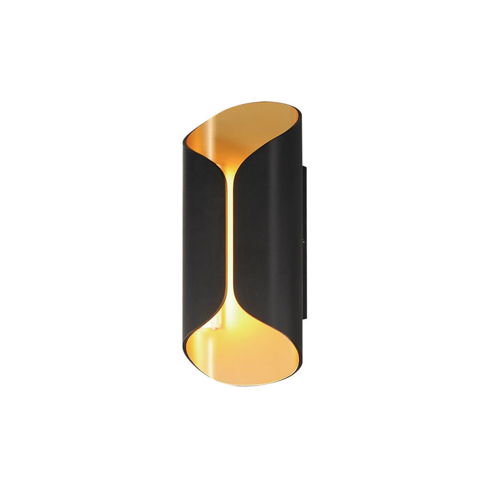 Myhouse Lighting ET2 - E30152-BKGLD - LED Outdoor Wall Lamp - Folio - Black / Gold