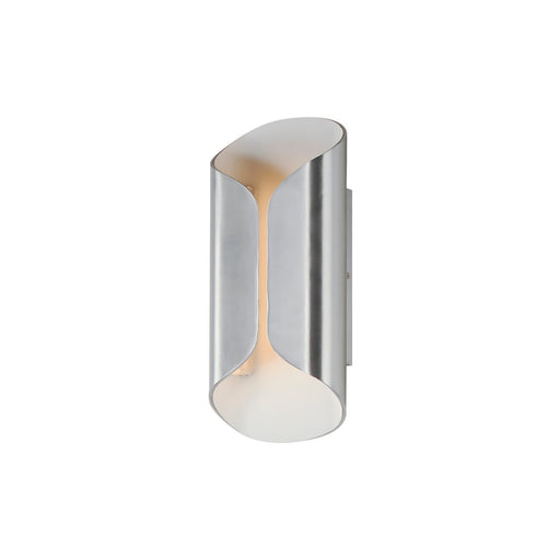 Myhouse Lighting ET2 - E30152-SAWT - LED Outdoor Wall Lamp - Folio - Satin Aluminum / White