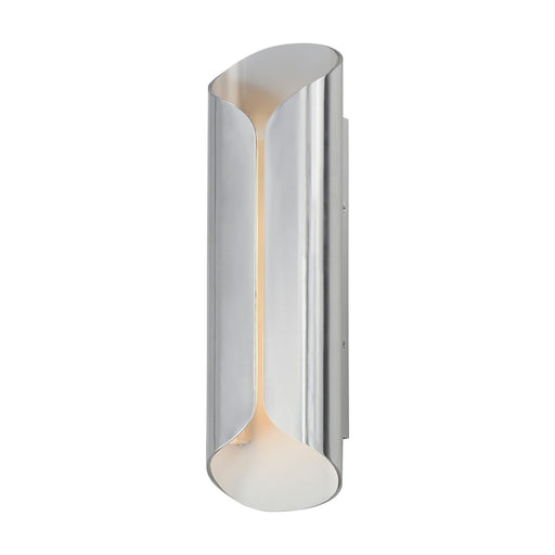 Myhouse Lighting ET2 - E30156-SAWT - LED Outdoor Wall Lamp - Folio - Satin Aluminum / White