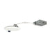 Myhouse Lighting Nora Lighting - NFLAT-R4TWMPW - LED Downlight - LED Flat - Matte Powder White