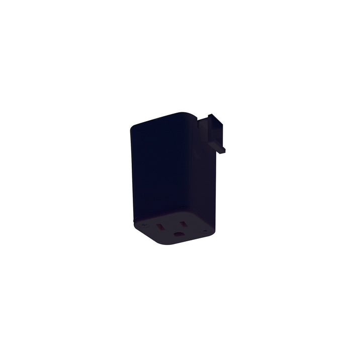Myhouse Lighting Nora Lighting - NT-327B - Outlet Adaptor, 1 Or 2 Circuit Track - Track Syst & Comp-1 Cir - Black