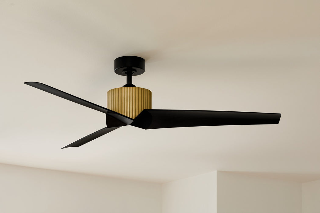 Myhouse Lighting Kichler - 330130NBR - 56"Ceiling Fan - Almere - Natural Brass