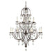 Myhouse Lighting Generation Lighting - F1938/8+4MBZ - 12 Light Chandelier - Chateau - Mocha Bronze