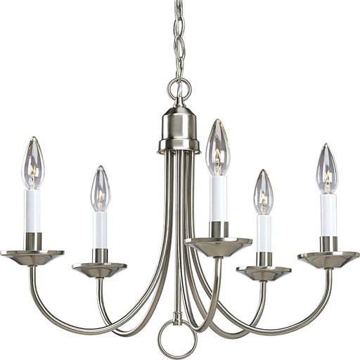 Myhouse Lighting Progress Lighting - P4008-09 - Five Light Chandelier - Five Light - Brushed Nickel