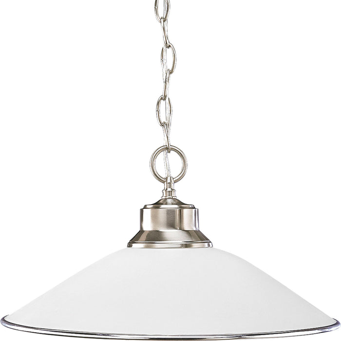 Myhouse Lighting Progress Lighting - P5013-09 - One Light Pendant - Glass Pendants - Brushed Nickel