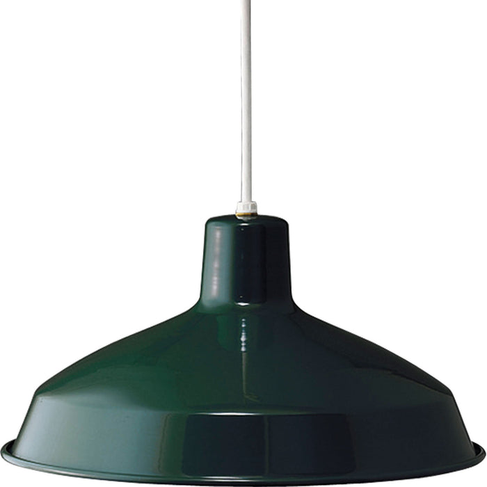 Myhouse Lighting Progress Lighting - P5094-45 - One Light Pendant - Metal Shade Pendant - Dark Green