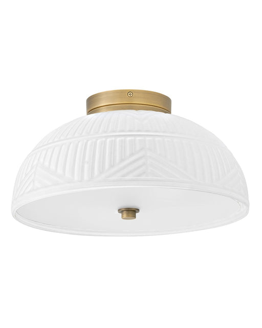 Myhouse Lighting Hinkley - 57861LCB - LED Flush Mount - Devon - Lacquered Brass