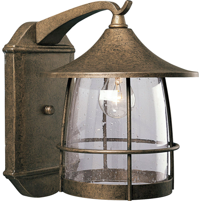 Myhouse Lighting Progress Lighting - P5764-86 - One Light Wall Lantern - Prairie - Burnished Chestnut