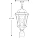 Myhouse Lighting Progress Lighting - P5482-30 - One Light Post Lantern - Welbourne - Textured White