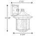 Myhouse Lighting Progress Lighting - P5628-46 - One Light Wall Lantern - Arts And Crafts - Weathered Bronze