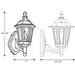Myhouse Lighting Progress Lighting - P5826-31 - One Light Wall Lantern - Cast Lantern - Black
