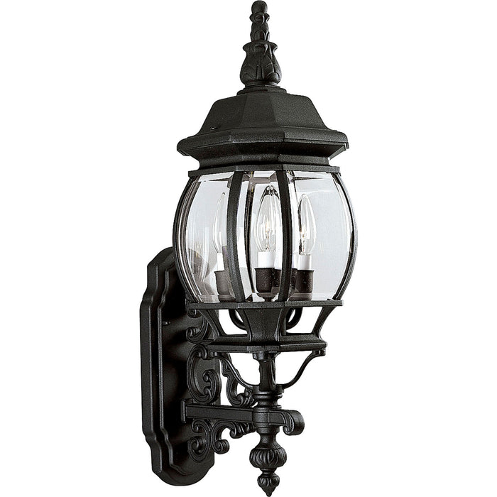 Myhouse Lighting Progress Lighting - P5700-31 - Three Light Large Wall Lantern - Onion Lantern - Textured Black