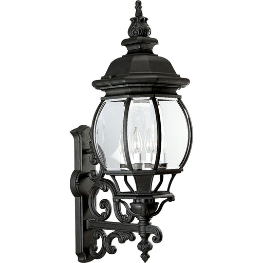 Myhouse Lighting Progress Lighting - P5701-31 - Four Light Wall Lantern - Onion Lantern - Textured Black