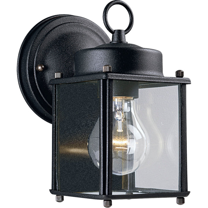 Myhouse Lighting Progress Lighting - P5607-31 - One Light Wall Lantern - Flat Glass Lantern - Black