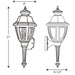 Myhouse Lighting Progress Lighting - P5738-31 - One Light Wall Lantern - Non-Metallic Incandescent - Black