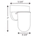 Myhouse Lighting Progress Lighting - P5817-31 - One Light Wall Lantern - Polycarbonate Outdoor - Black