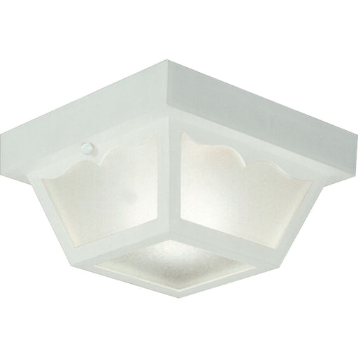 Myhouse Lighting Progress Lighting - P5744-30 - One Light Outdoor Flush Mount - Ceiling Mount - Polycarbonate - White