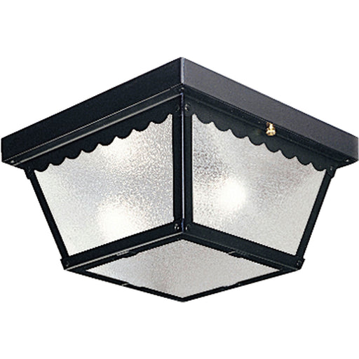 Myhouse Lighting Progress Lighting - P5729-31 - Two Light Outdoor Flush Mount - Ceiling Mount - Black