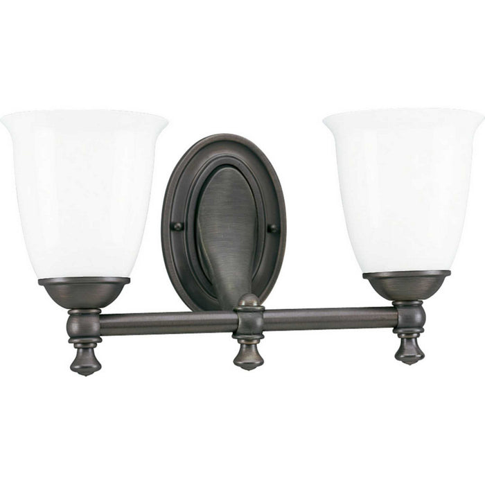 Myhouse Lighting Progress Lighting - P3028-74 - Two Light Bath - Victorian - Venetian Bronze