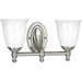 Myhouse Lighting Progress Lighting - P3028-09 - Two Light Bath - Victorian - Brushed Nickel