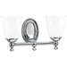 Myhouse Lighting Progress Lighting - P3028-15 - Two Light Bath - Victorian - Polished Chrome