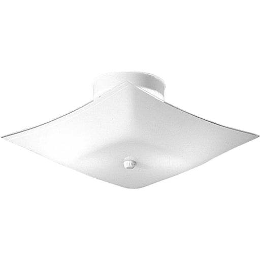 Myhouse Lighting Progress Lighting - P4961-30 - Two Light Flush Mount - Square Glass - White