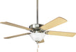 Myhouse Lighting Progress Lighting - P2501-09 - 52"Ceiling Fan - Airpro Builder - Brushed Nickel