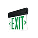 Myhouse Lighting Nora Lighting - NX-812-LEDGCB - LED Edge-Lit Exit Sign - Exit - Black
