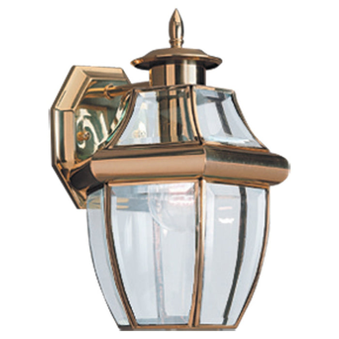 Myhouse Lighting Generation Lighting - 8038-02 - One Light Outdoor Wall Lantern - Lancaster - Polished Brass