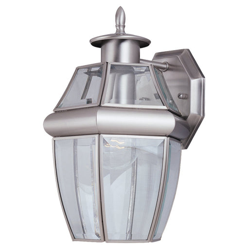 Myhouse Lighting Generation Lighting - 8038-965 - One Light Outdoor Wall Lantern - Lancaster - Antique Brushed Nickel