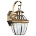 Myhouse Lighting Generation Lighting - 8037-02 - One Light Outdoor Wall Lantern - Lancaster - Polished Brass