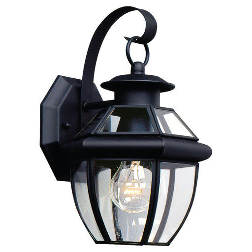 Myhouse Lighting Generation Lighting - 8037-12 - One Light Outdoor Wall Lantern - Lancaster - Black