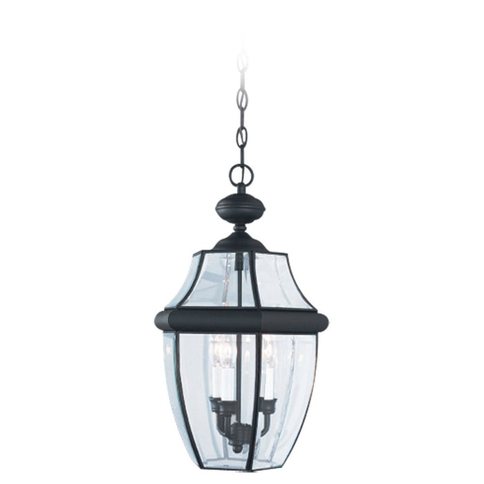 Myhouse Lighting Generation Lighting - 6039-12 - Three Light Outdoor Pendant - Lancaster - Black