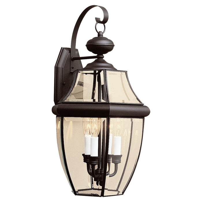 Myhouse Lighting Generation Lighting - 8040-12 - Three Light Outdoor Wall Lantern - Lancaster - Black