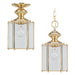 Myhouse Lighting Generation Lighting - 6008-02 - One Light Outdoor Semi-Flush Convertible Pendant - Classico - Polished Brass