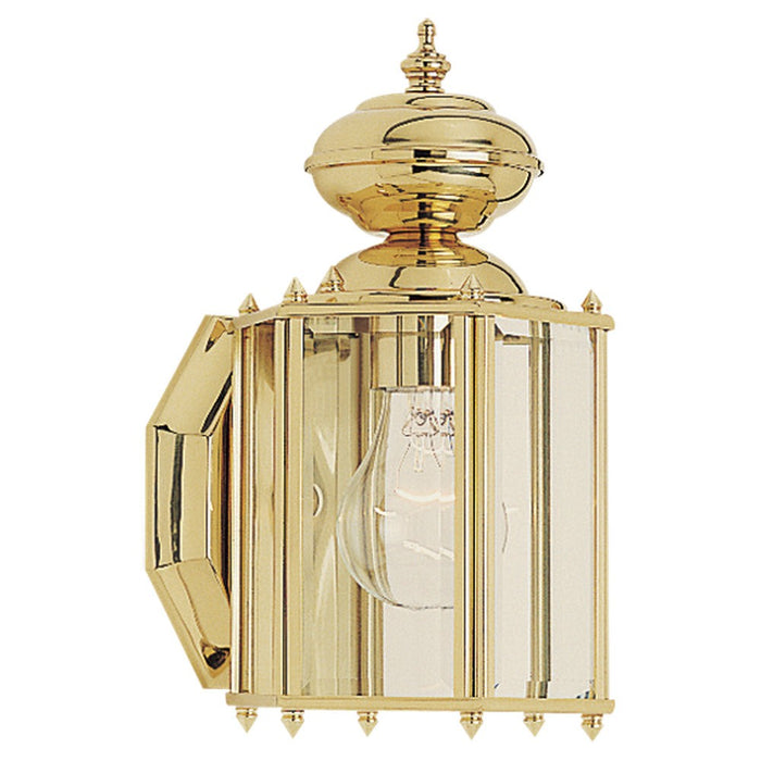 Myhouse Lighting Generation Lighting - 8507-02 - One Light Outdoor Wall Lantern - Classico - Polished Brass