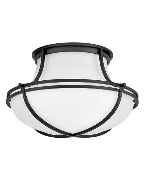 Myhouse Lighting Hinkley - 44491BK - LED Flush Mount - Saddler - Black