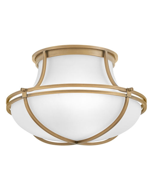 Myhouse Lighting Hinkley - 44491HB - LED Flush Mount - Saddler - Heritage Brass