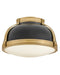 Myhouse Lighting Hinkley - 46351BK-LCB - LED Flush Mount - Barton - Black