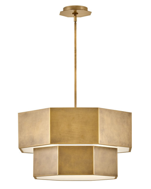 Myhouse Lighting Hinkley - 46994HB - LED Convertible Chandelier - Facet - Heritage Brass