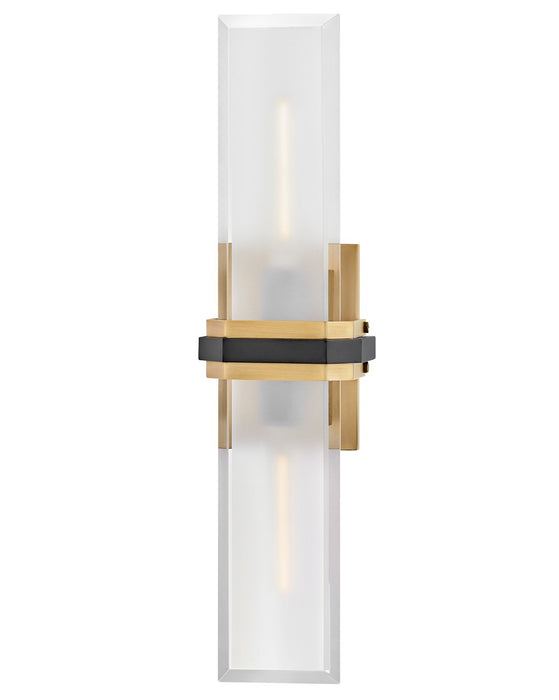 Myhouse Lighting Hinkley - 50942HB-BK - LED Wall Sconce - Kipton - Heritage Brass