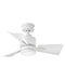 Myhouse Lighting Hinkley - 906030FMW-LDA - 30" LED Fan - Atom - Matte White