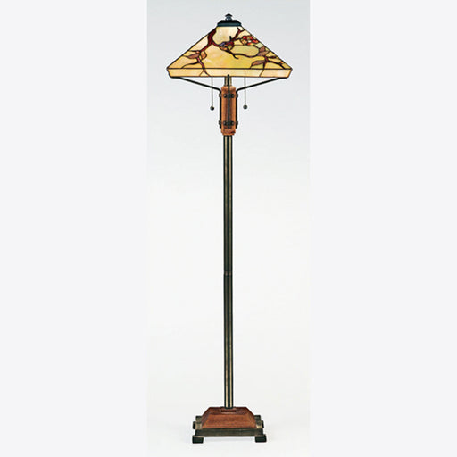 Myhouse Lighting Quoizel - TF9404M - Two Light Floor Lamp - Grove Park - Multi