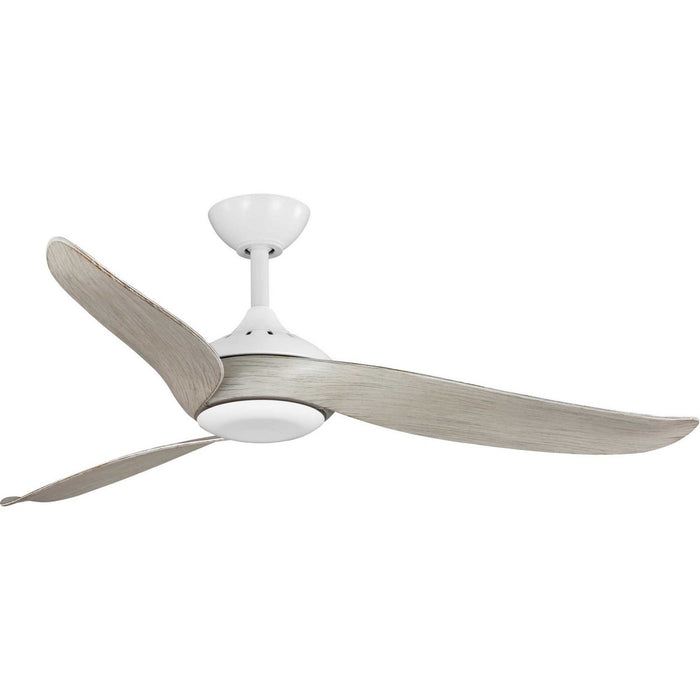 Myhouse Lighting Progress Lighting - P250105-028-30 - 52"Ceiling Fan - Conte - Satin White