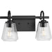 Myhouse Lighting Progress Lighting - P300473-31M - Two Light Bath & Vanity - Martenne - Matte Black