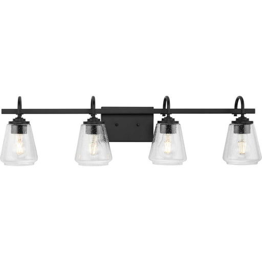 Myhouse Lighting Progress Lighting - P300475-31M - Four Light Bath & Vanity - Martenne - Matte Black