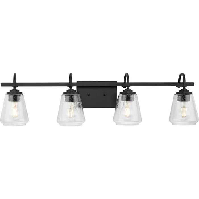 Myhouse Lighting Progress Lighting - P300475-31M - Four Light Bath & Vanity - Martenne - Matte Black