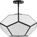 Myhouse Lighting Progress Lighting - P350261-31M - Three Light Flush Mount - Latham - Matte Black