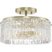 Myhouse Lighting Progress Lighting - P350268-176 - Two Light Flush Mount - Chevall - Gilded Silver